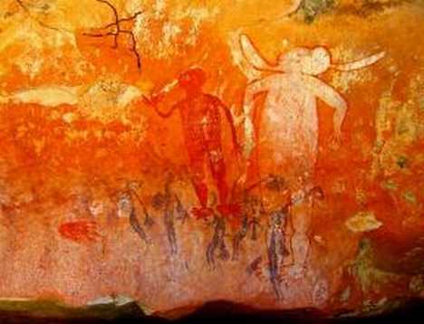 Aboriginal Rock Painting